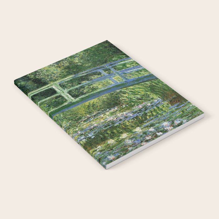 Water Lilies and Japanese Footbridge, Claude Monet Notebook Gallery Image 1