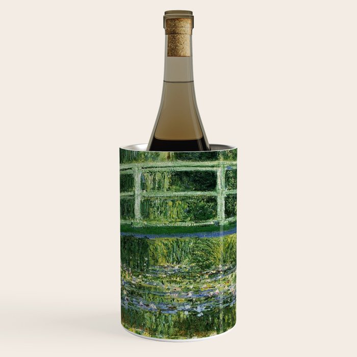 Water Lilies and Japanese Footbridge, Claude Monet Wine Chiller Gallery Image 1