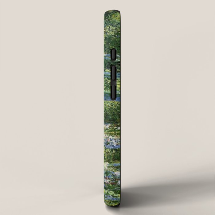 Water Lilies and Japanese Footbridge, Claude Monet iPhone Case Gallery Image 2