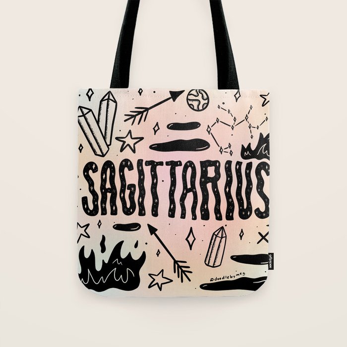 Celestial Sagittarius Tote Bag Gallery Image 1