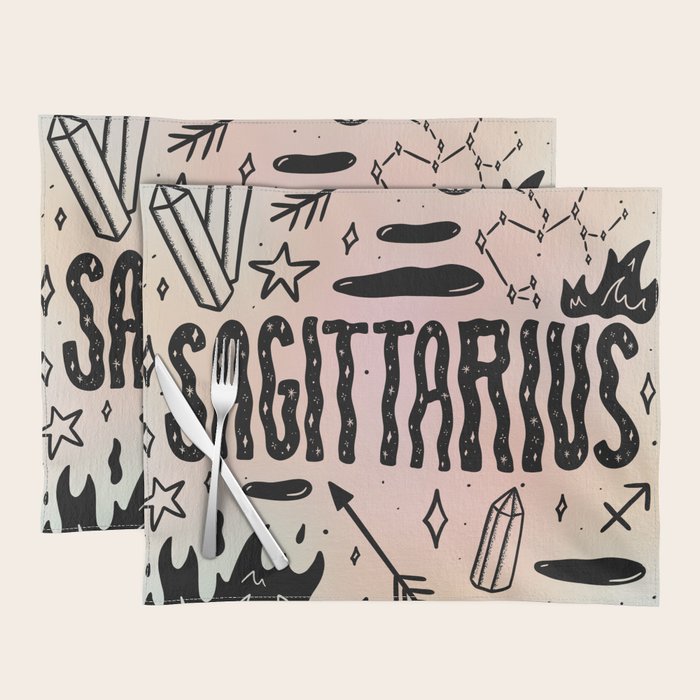 Celestial Sagittarius Placemat Gallery Image 1