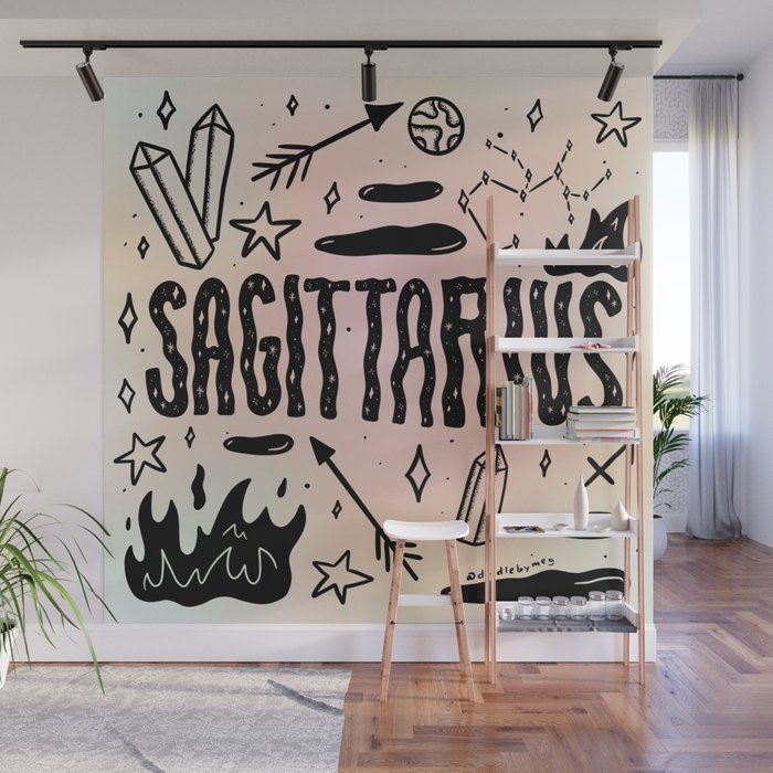 Celestial Sagittarius Wall Mural Gallery Image 1