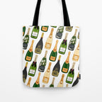 Champagne Bottles Tote Bag Gallery Image 1