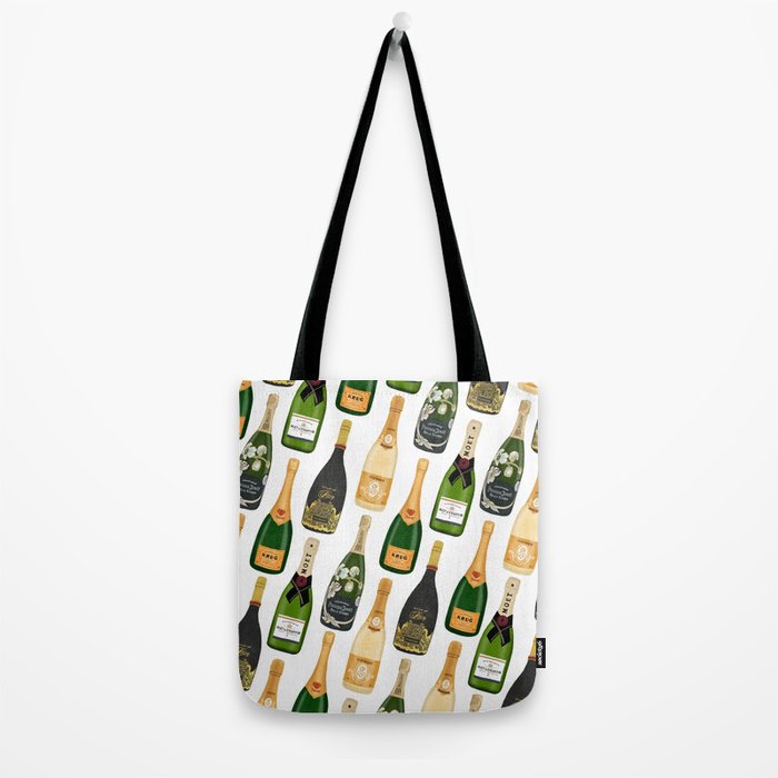Champagne Bottles Tote Bag Gallery Image 2