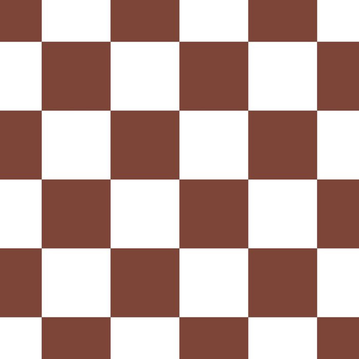 Checkered (Brown & White Pattern) Coffee Mug Gallery Image 2