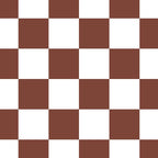 Checkered (Brown & White Pattern) Coffee Mug Gallery Image 2