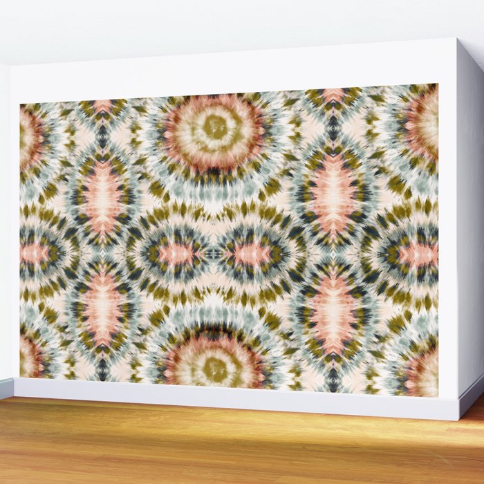 Mosaic tie dye 45B Wall Mural Gallery Image 2