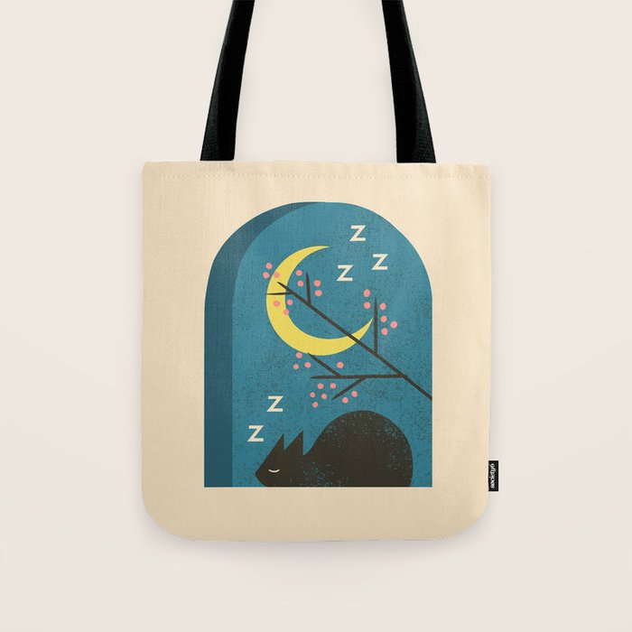 Evening Catnap Tote Bag Gallery Image 1