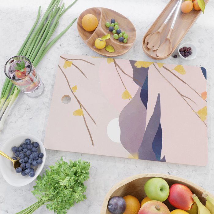 Midnight Bloom 02 Cutting Board Gallery Image 2