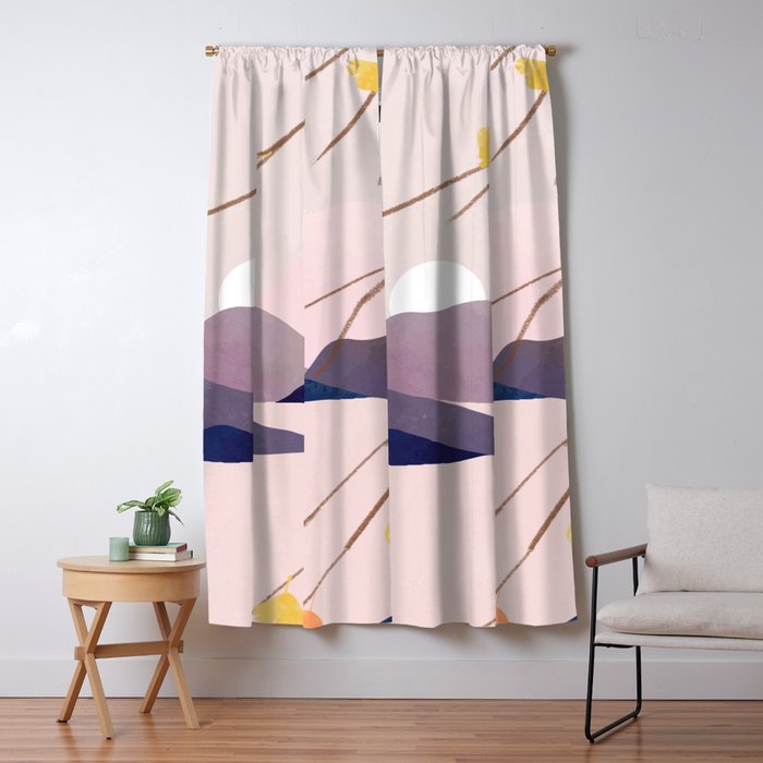 Midnight Bloom 02 Window Curtain Gallery Image 1