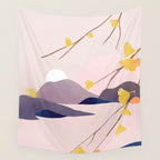 Midnight Bloom 02 Wall Tapestry Gallery Image 4