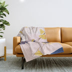 Midnight Bloom 02 Throw Blanket Gallery Image 1