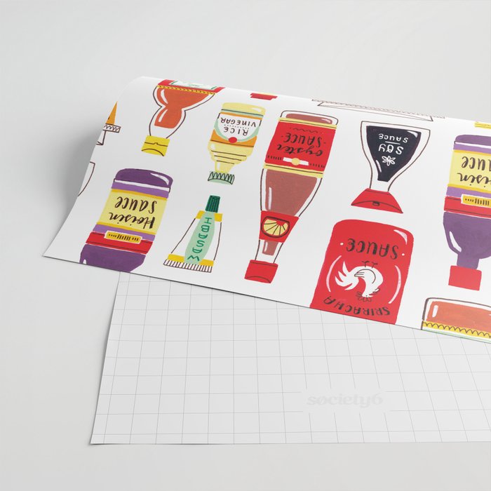 Asian Seasonings Wrapping Paper Gallery Image 2