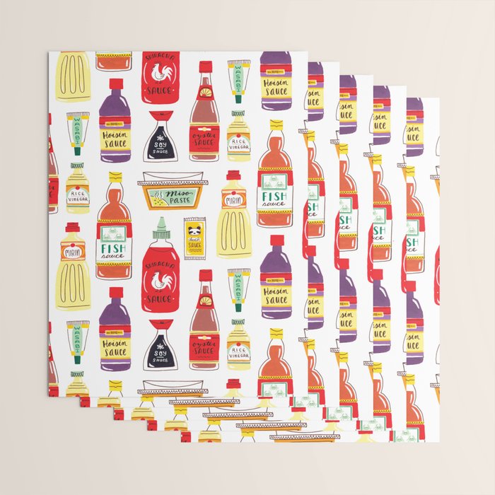 Asian Seasonings Wrapping Paper Gallery Image 3