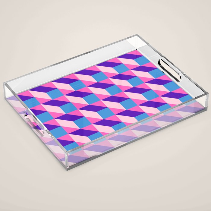 Geometric 01B Acrylic Tray Gallery Image 1
