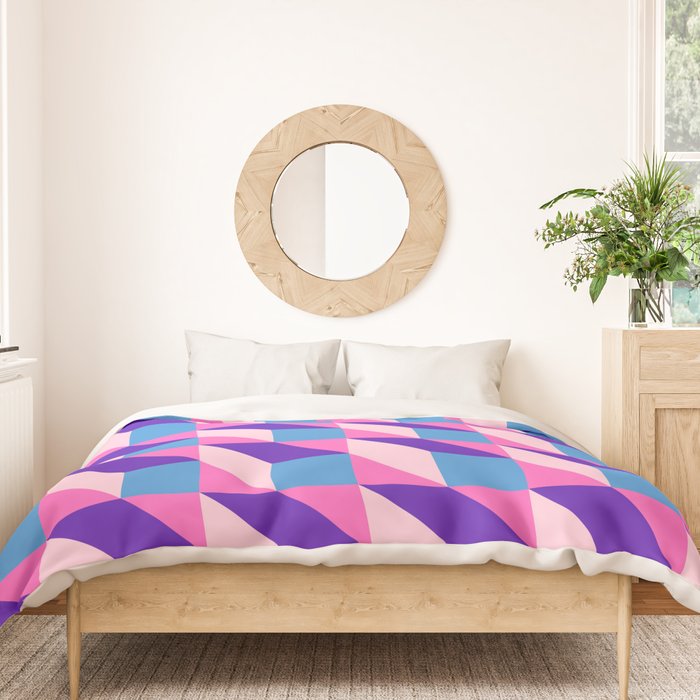 Geometric 01B Duvet Cover Gallery Image 3