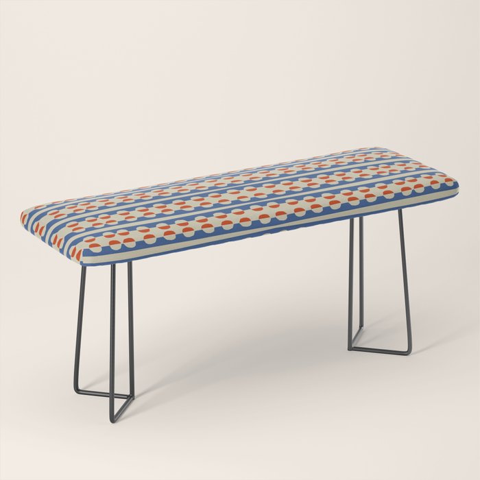 Dots and Lines - Blue and Red Bench Gallery Image 1