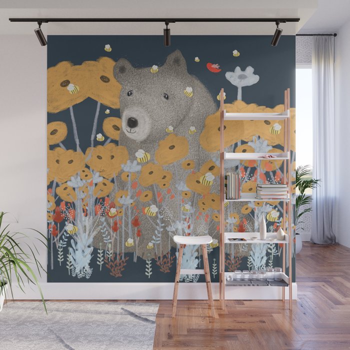 the joy of bees Wall Mural Gallery Image 1