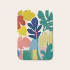 Vibrant bold playful plants Bath Mat Gallery Image 1