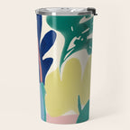 Vibrant bold playful plants Travel Mug Gallery Image 2