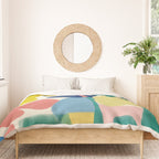Vibrant bold playful plants Duvet Cover Gallery Image 3