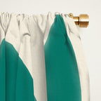 Vibrant bold playful plants Window Curtain Gallery Image 2