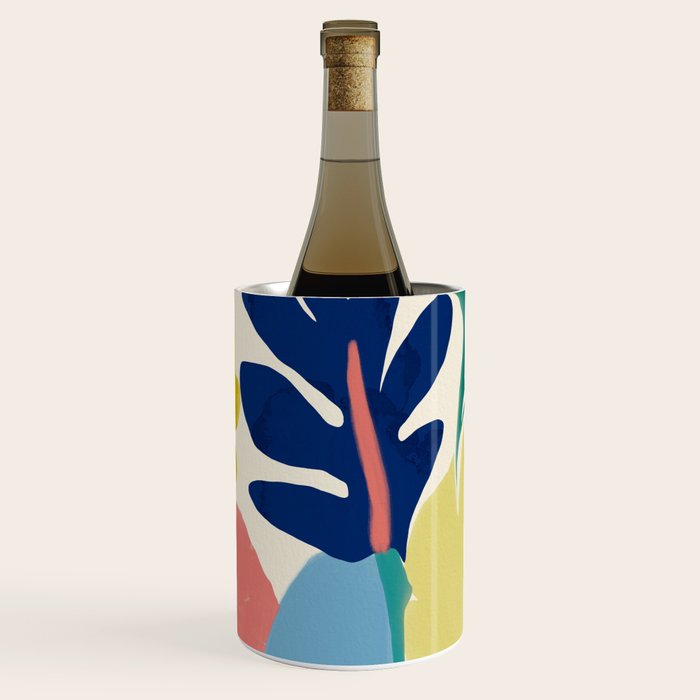 Vibrant bold playful plants Wine Chiller Gallery Image 1