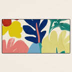 Vibrant bold playful plants Desk Mat Gallery Image 3