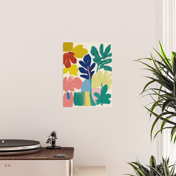 Vibrant bold playful plants Poster Gallery Image 2