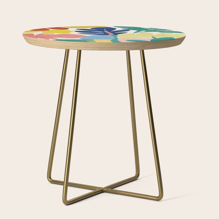 Vibrant bold playful plants Side Table Gallery Image 1