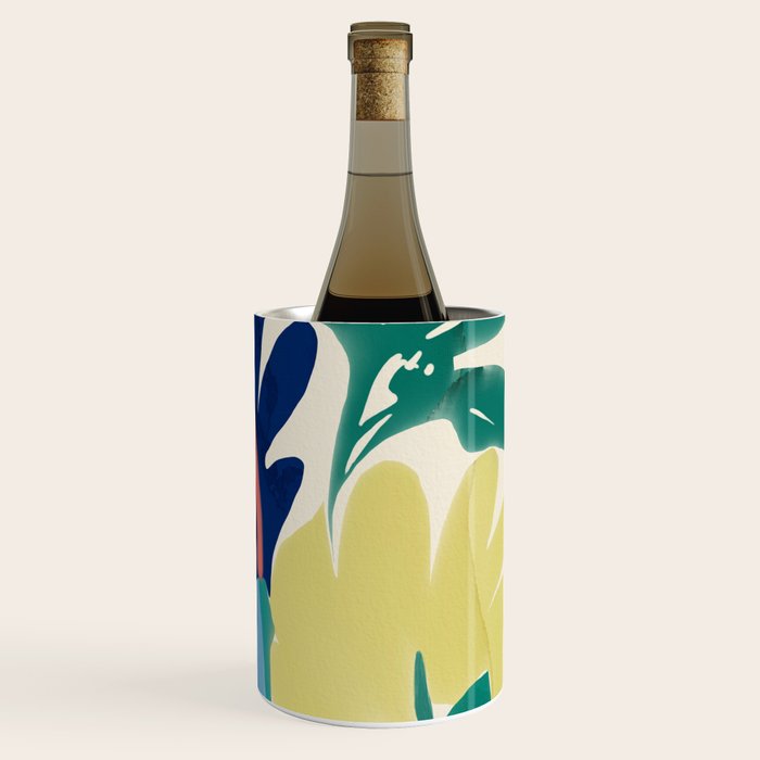 Vibrant bold playful plants Wine Chiller Gallery Image 3