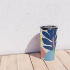 Vibrant bold playful plants Travel Mug Gallery Image 4