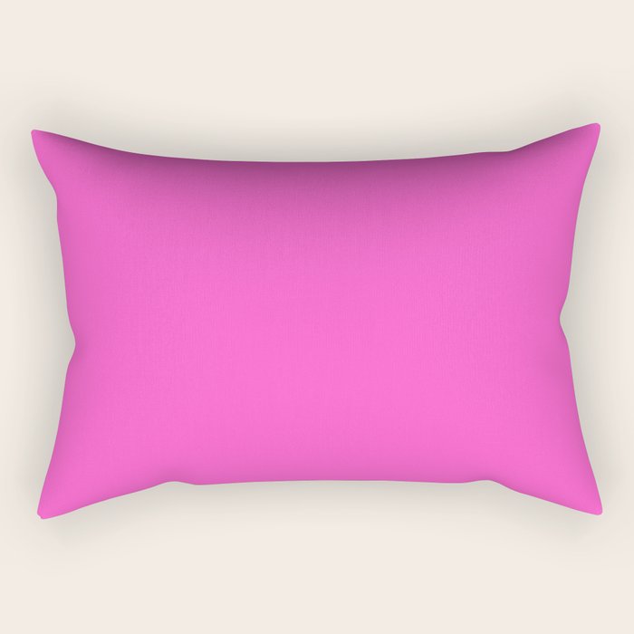 Solid magenta colour  Rectangular Pillow Gallery Image 2