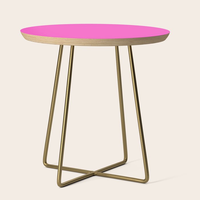 Solid magenta colour  Side Table Gallery Image 1