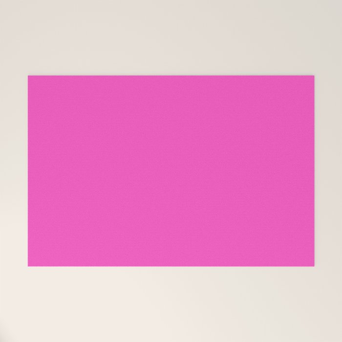 Solid magenta colour  Welcome Mat Gallery Image 1