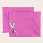 Solid magenta colour  Placemat Gallery Image 1