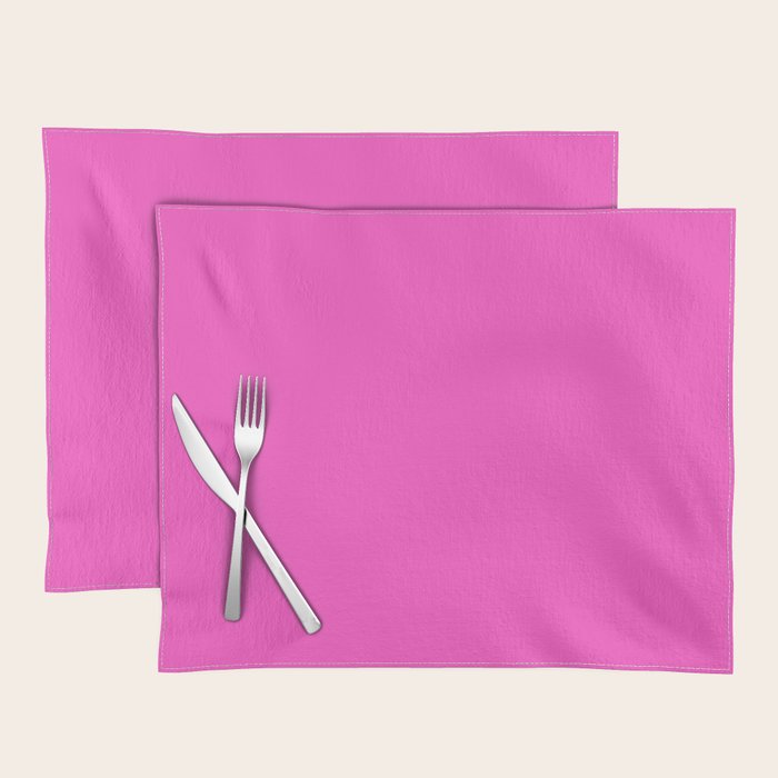 Solid magenta colour  Placemat Gallery Image 1