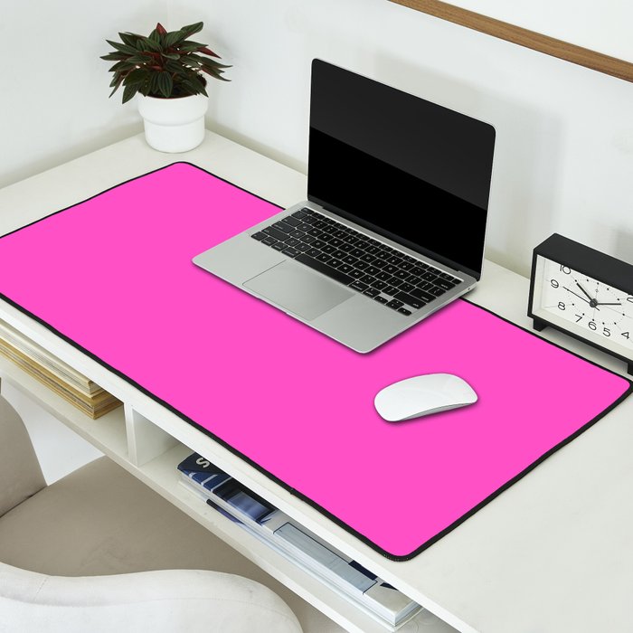 Solid magenta colour  Desk Mat Gallery Image 2