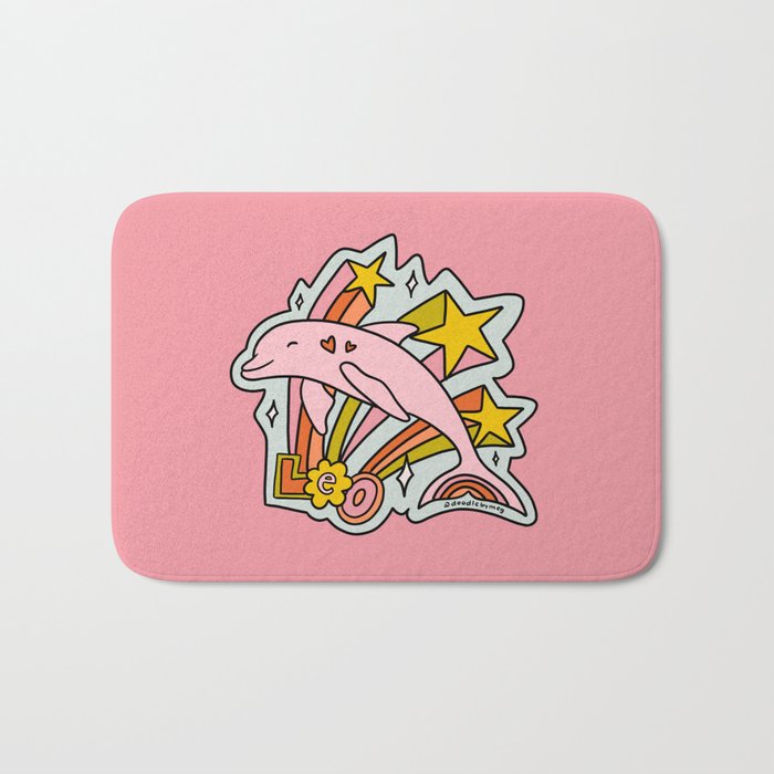 Leo Dolphin Bath Mat Gallery Image 1