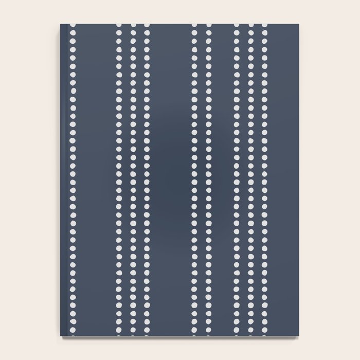 Ethnic Spotted Stripes in Blue Notebook Gallery Image 4
