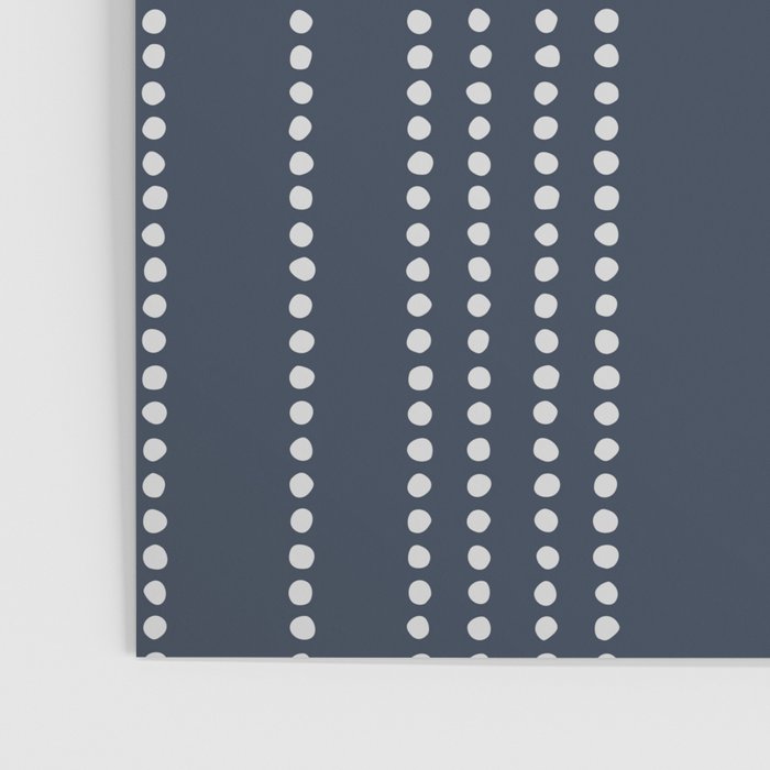 Ethnic Spotted Stripes in Blue Poster Gallery Image 3