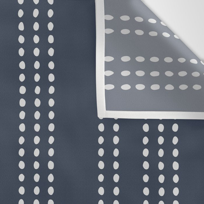 Ethnic Spotted Stripes in Blue Wall Tapestry Gallery Image 3