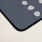 Ethnic Spotted Stripes in Blue Desk Mat Gallery Image 4
