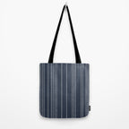 Ethnic Spotted Stripes in Blue Tote Bag Gallery Image 2