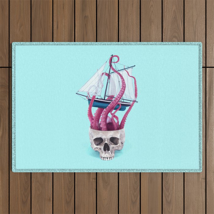 RELEASE THE KRAKEN Outdoor Rug Gallery Image 1