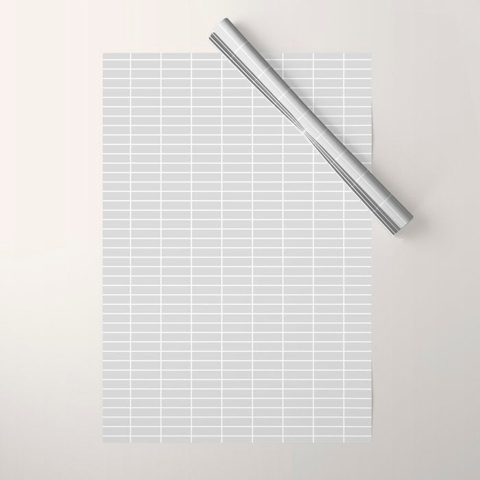 Grid Pattern IV Wrapping Paper Gallery Image 1