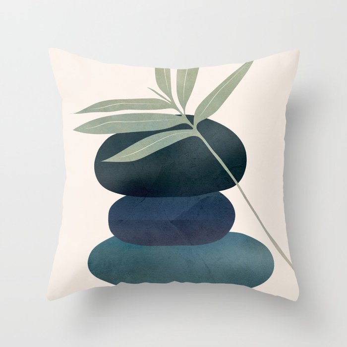 Flow of Balance 4 Throw Pillow Gallery Image 1
