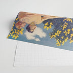 âI will sing the song of companionshipâ Leaves of Grass by Margaret Cook Wrapping Paper Gallery Image 2