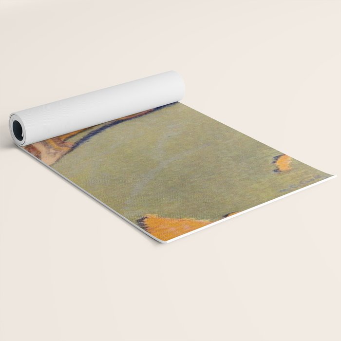 âI will sing the song of companionshipâ Leaves of Grass by Margaret Cook Yoga Mat Gallery Image 2
