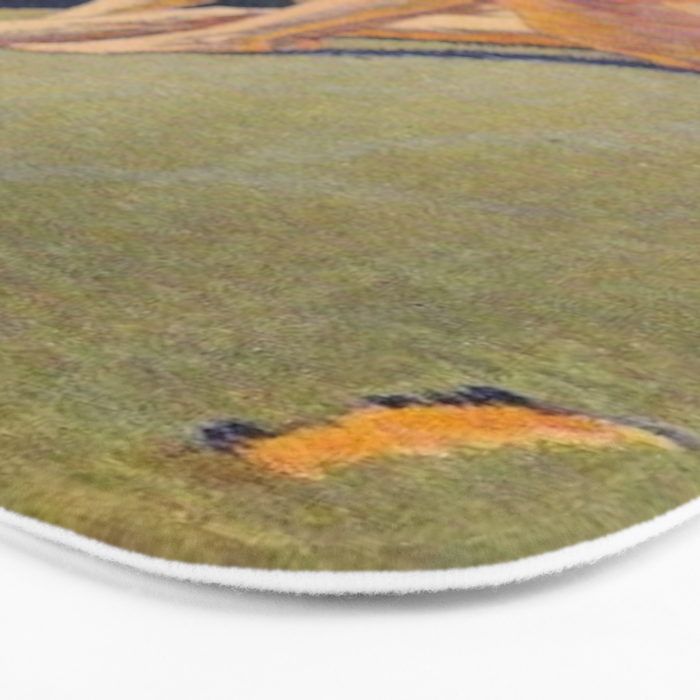 âI will sing the song of companionshipâ Leaves of Grass by Margaret Cook Bath Mat Gallery Image 3